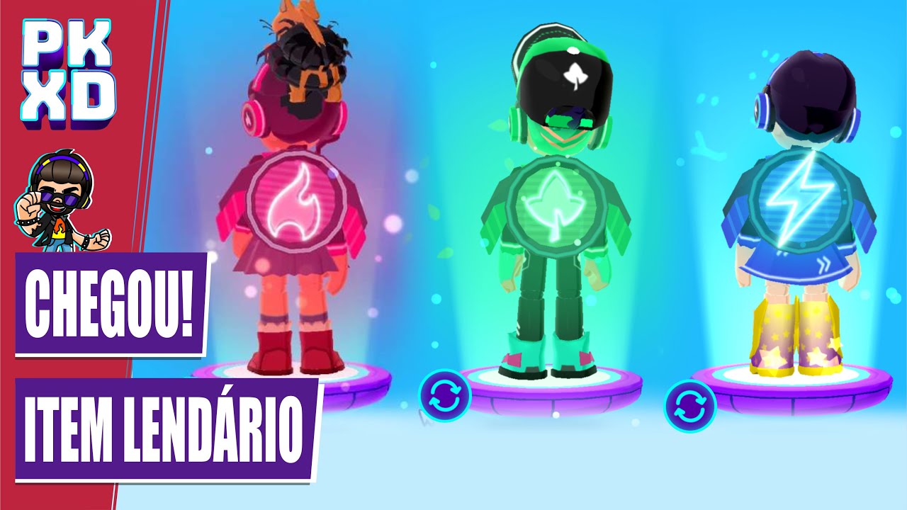 PK XD CHEGOU! ITEM LENDÁRIO LEAF, FLAME E VOLTS E NOVOS PACOTES