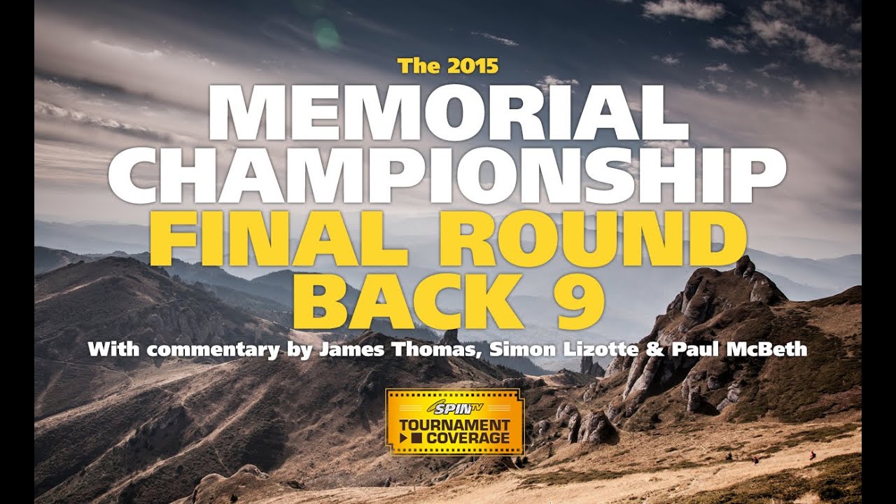 2015 Disc Golf Memorial Championship final round, Back 9 (Lizotte, Koling, McBeth, Feldberg)