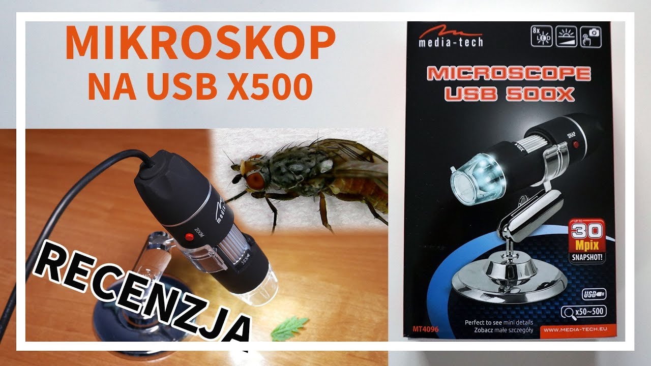 Mikroskop cyfrowy na USB MT4096 od Media Tech | Recenzja