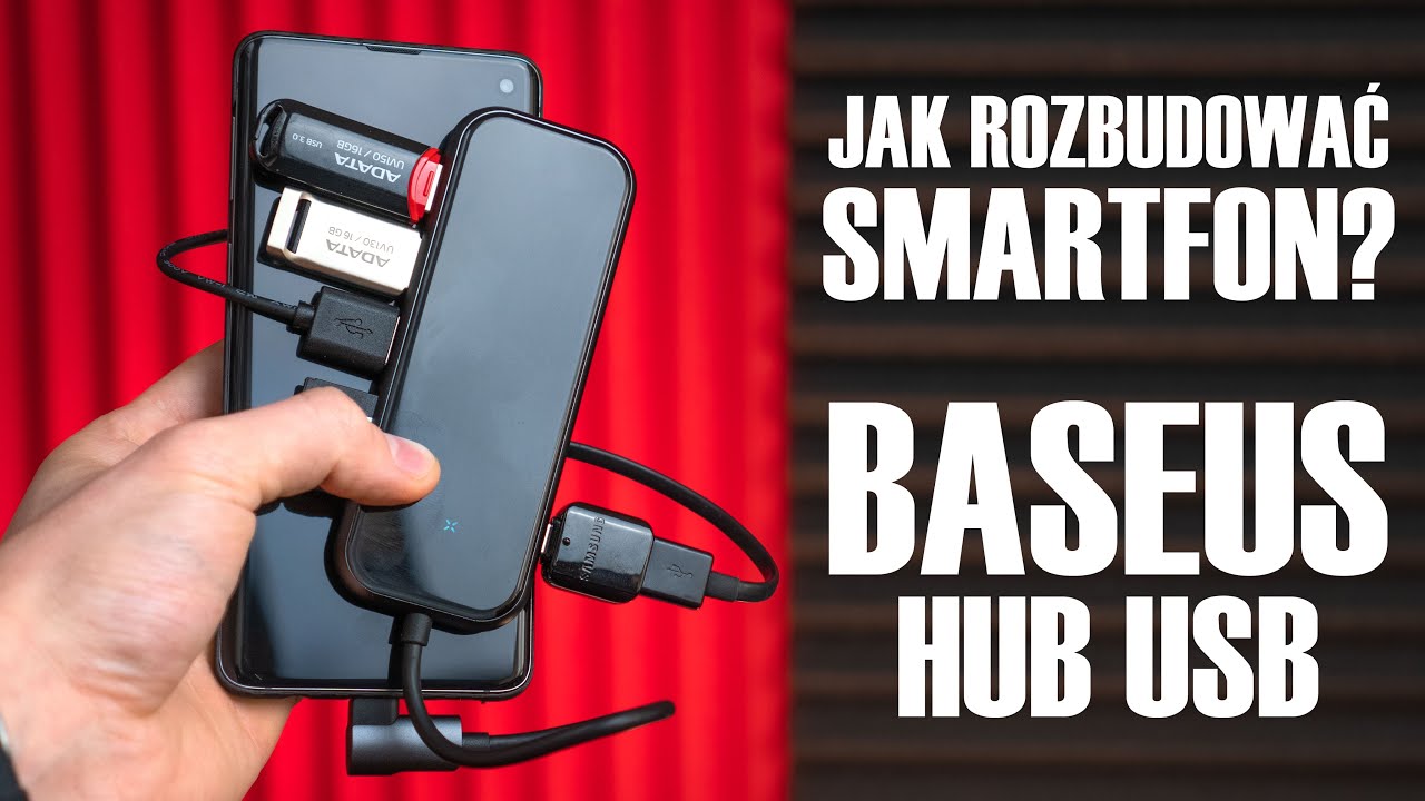 Zmień sw&oacute;j telefon w komputer! Baseus HUB USB CAHUB-CZ0G | Recenzja PL