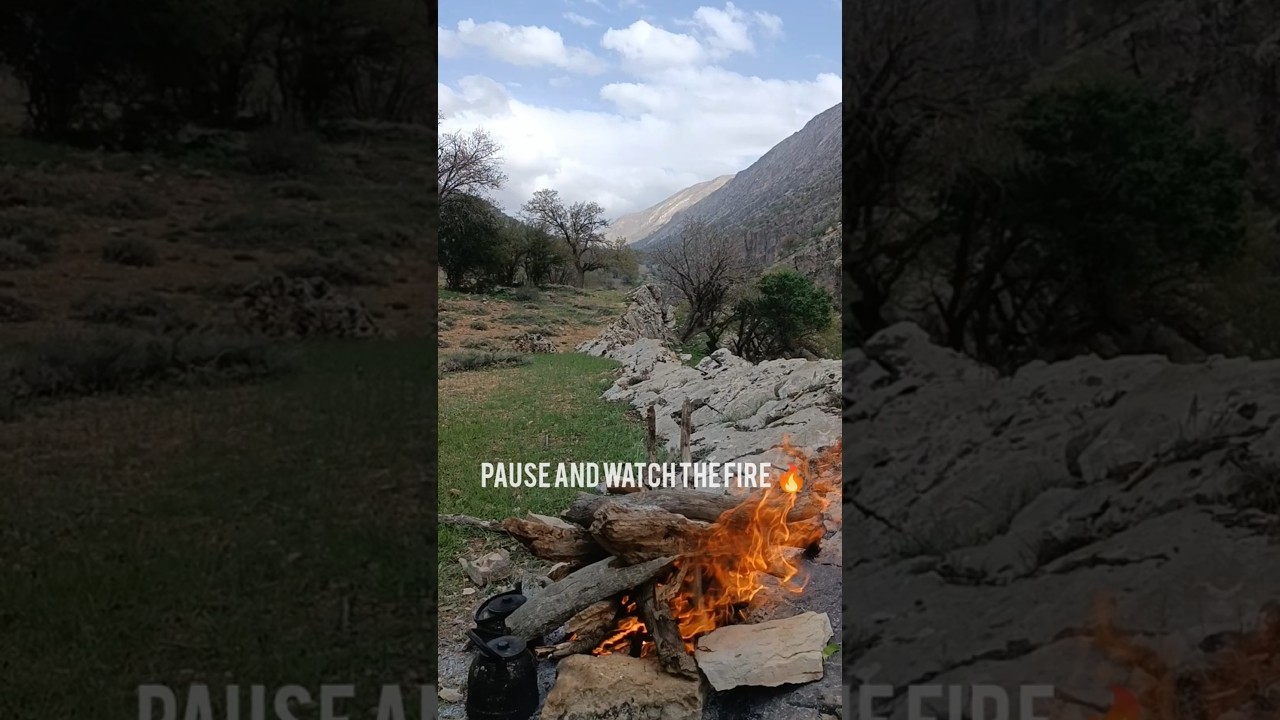 Pause and watch the fire 🔥
