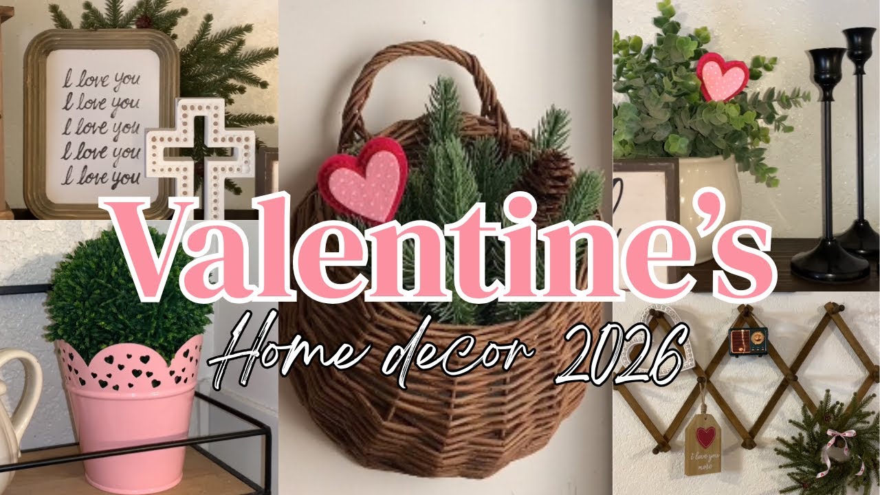 🩷 Valentine’s day decor| Valentine’s home tour| Winter home decor| 2026  