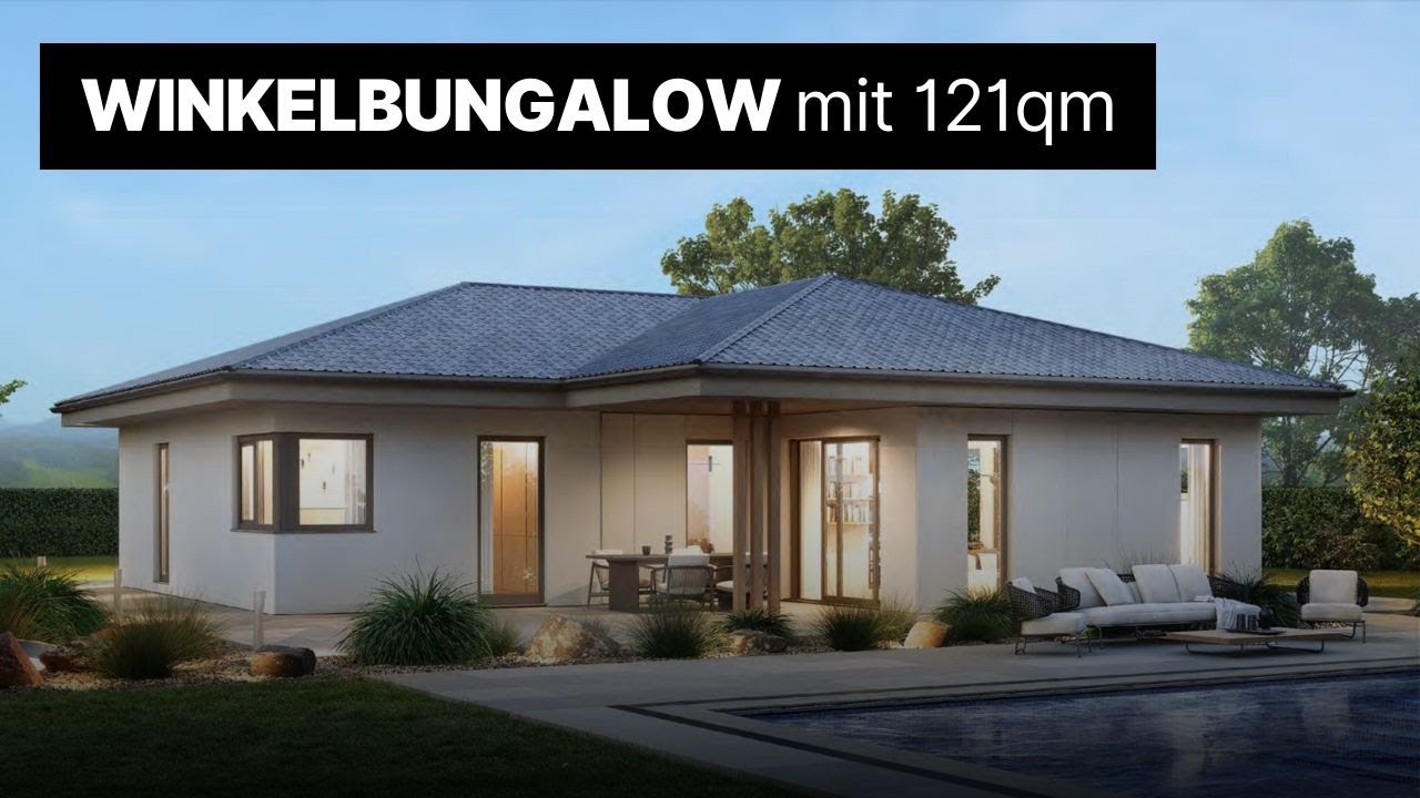 Winkelbungalow: Bungalow mit drei Schlafzimmern | Grundriss-Show Ep. 99