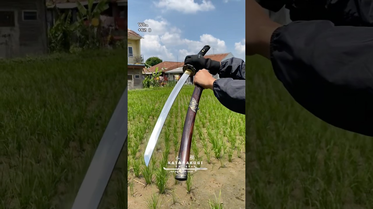 Wakizashi Teratai Hitam | Elegan