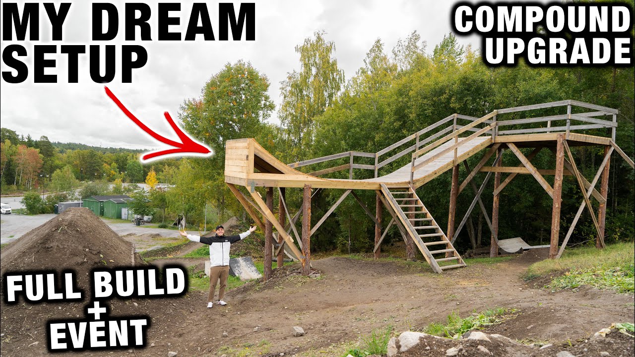 I BUILT MY DREAM MTB SETUP AT THE COMPOUND! *Full Build + Slopestyle Event*