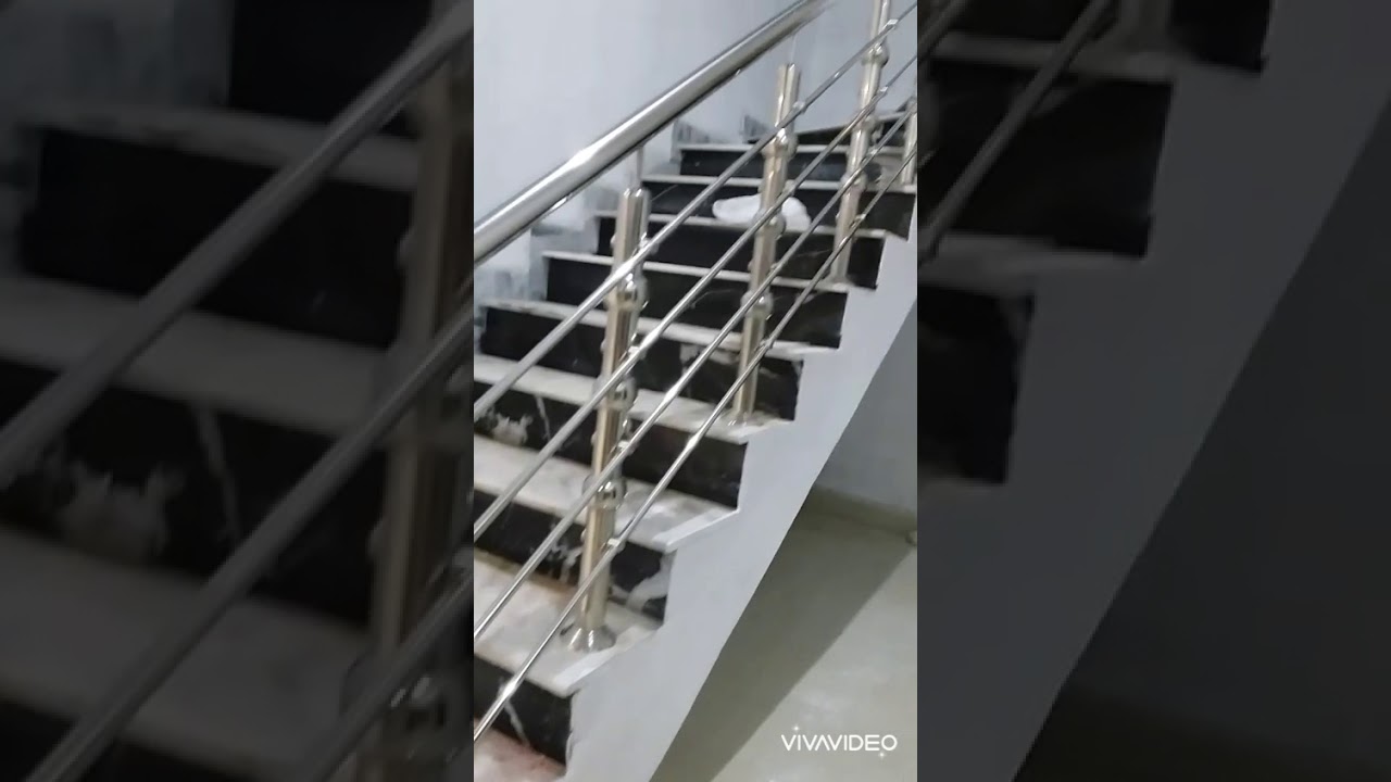 Stairs railing fitted in hashim baig,s home