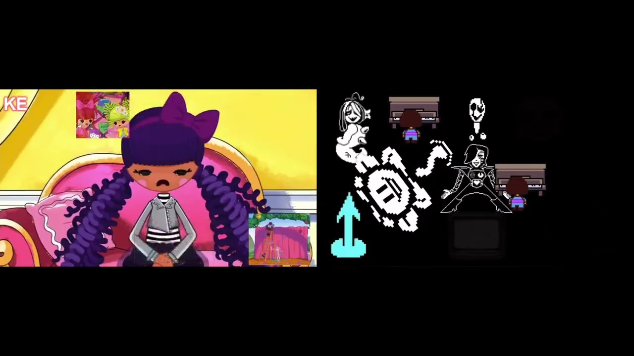Lalaloopsy and Undertale has a Sparta VitroPoi Remix Comparison