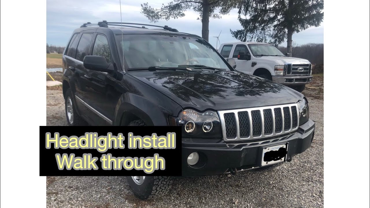 2005-2007 Jeep Grand Cherokee Headlight Install