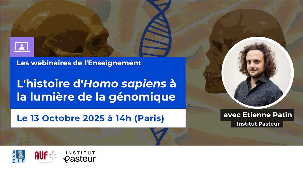 Etienne Patin - L'histoire d'Homo sapiens à la lumière de la génomique
