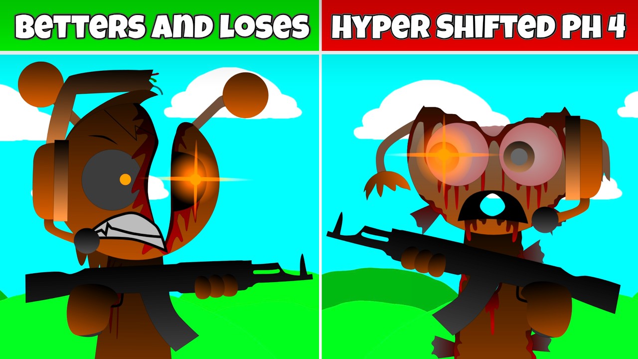 Sprunki Betters and Loses Enter Hyper Shifted Phase 4 Swap Fan Mod