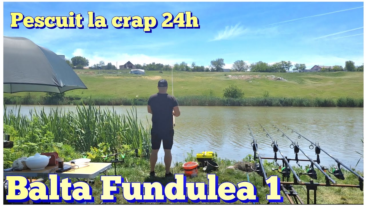 Pescuit la crap si caras pe balta Fundulea1 - am incercat de toate !