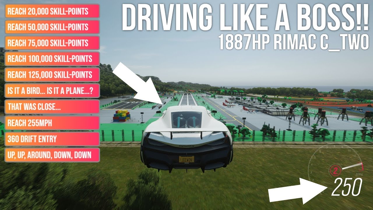 Forza Horizon 4 DRIVING LIKE A BOSS!! - 1887HP Rimac Concept Two