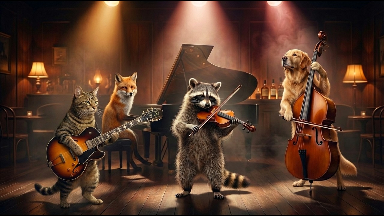 作業・勉強・読書に最適｜Animal Band Chillhop｜After Hours Jazz｜Study & Relax