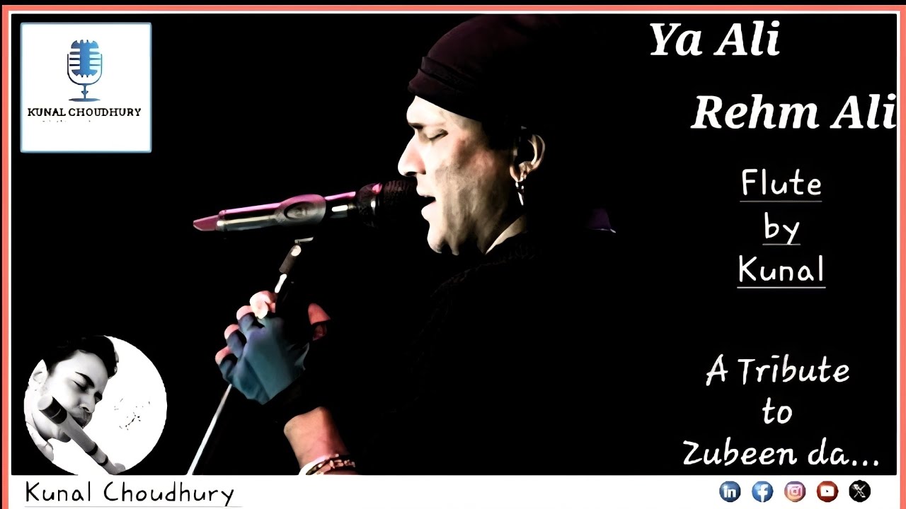 Ya Ali (From Gangster) | Flute by Kunal | A Tribute to Zubeen garg | Emraan Hashmi | Bollywood Hits
