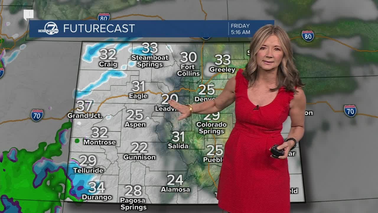 More snow for the Colorado mountains on Friday