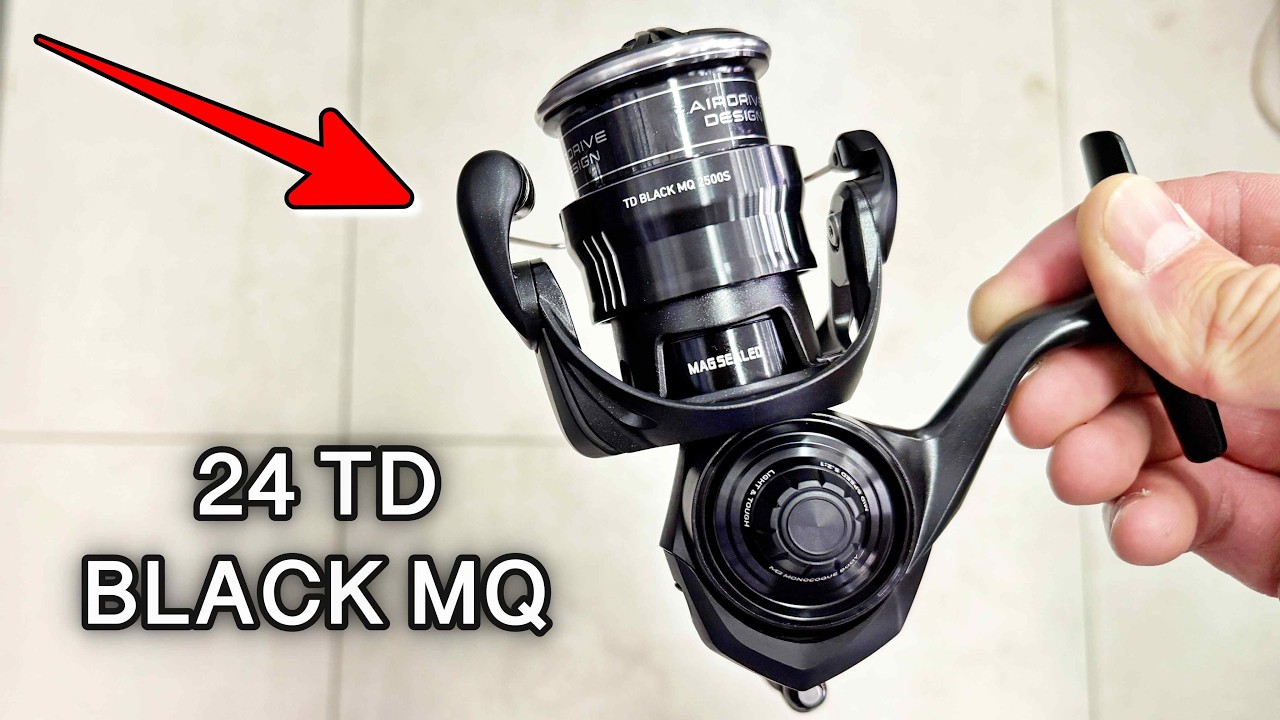 Спиннинговая катушка DAIWA 24 TD Black MQ для легких снастей