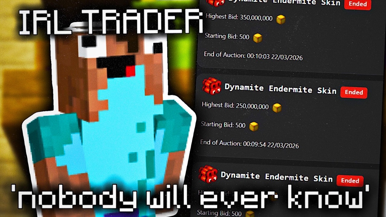 В Hypixel Skyblock трейдеры из реальной жизни перешли в режим полной откровенности...