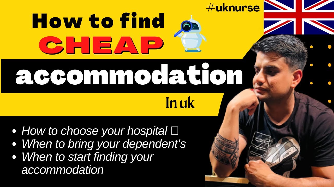 How to find cheap accommodation In uk 🇬🇧 | How to choose your Hospital #accommodation #houseinuk