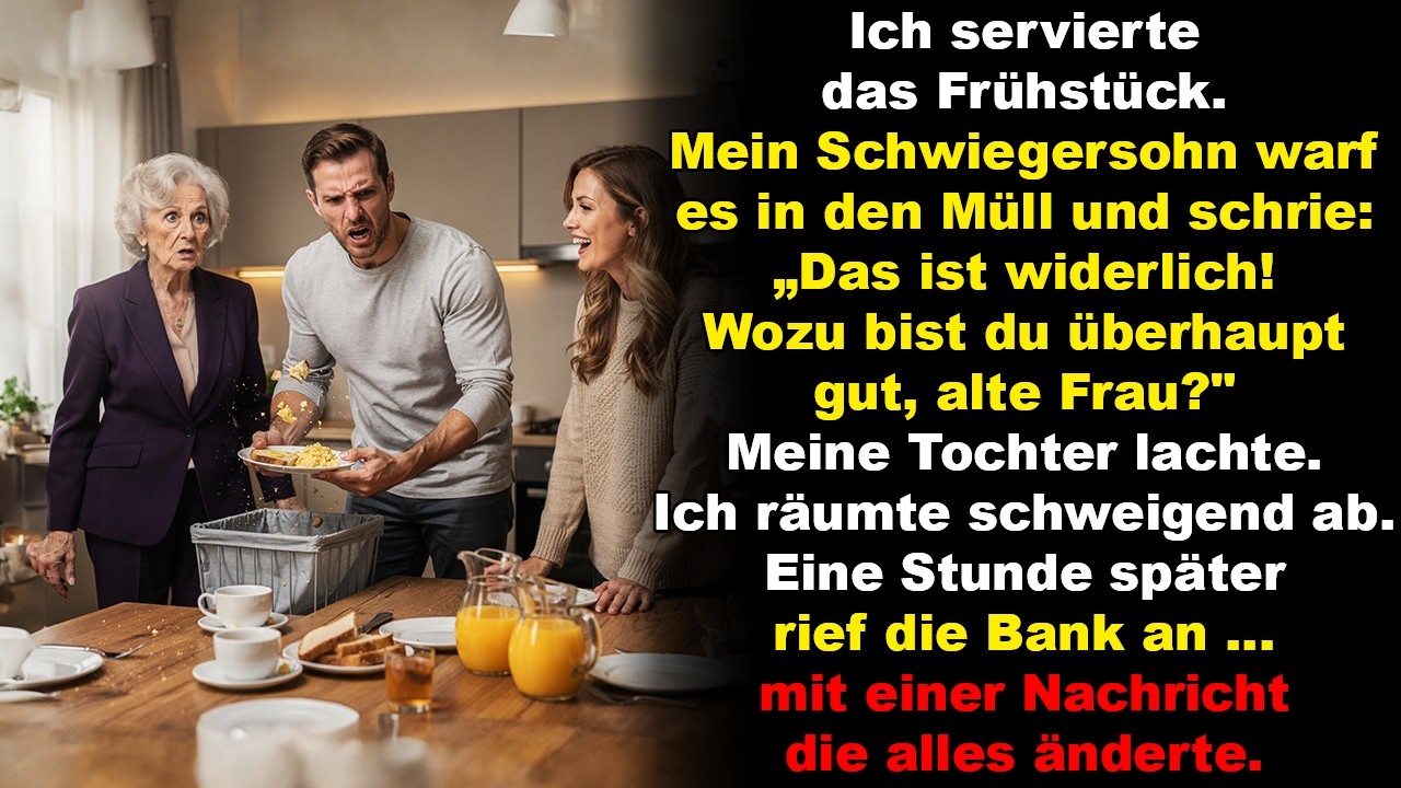 Er warf mein Frühstück weg und schrie: „Du bist eine Frau, die nichts erreicht hat!“