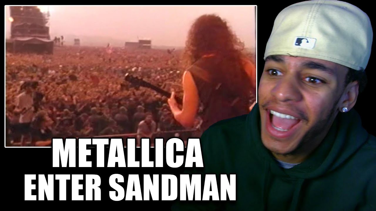 SERIOUSLY!! First Time Reacting to Metallica - 'Enter Sandman' (Live Moscow 1991)