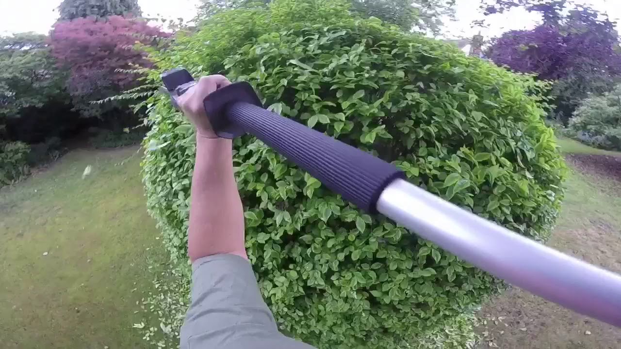 Husqvarna pro battery hedge trimmer action , new workware tripod ladder and dewalt radio