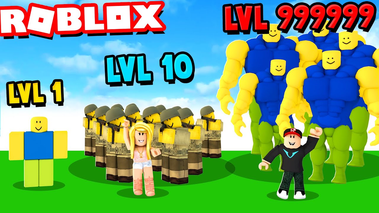 EWOLUCJA ARMII NOOBKÓW w Roblox! | Vito i Bella