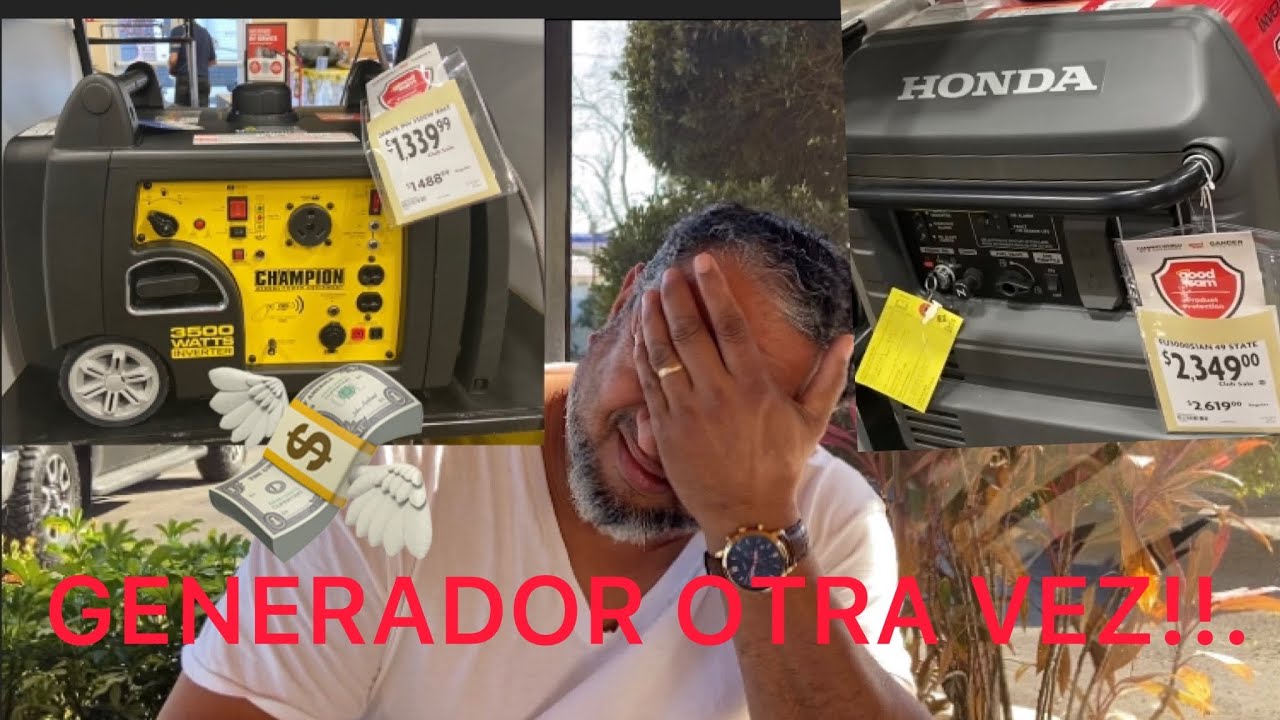 Генератор HONDA Inverter CHAMPION $RV$ мощностью 3400 Вт, ух!!