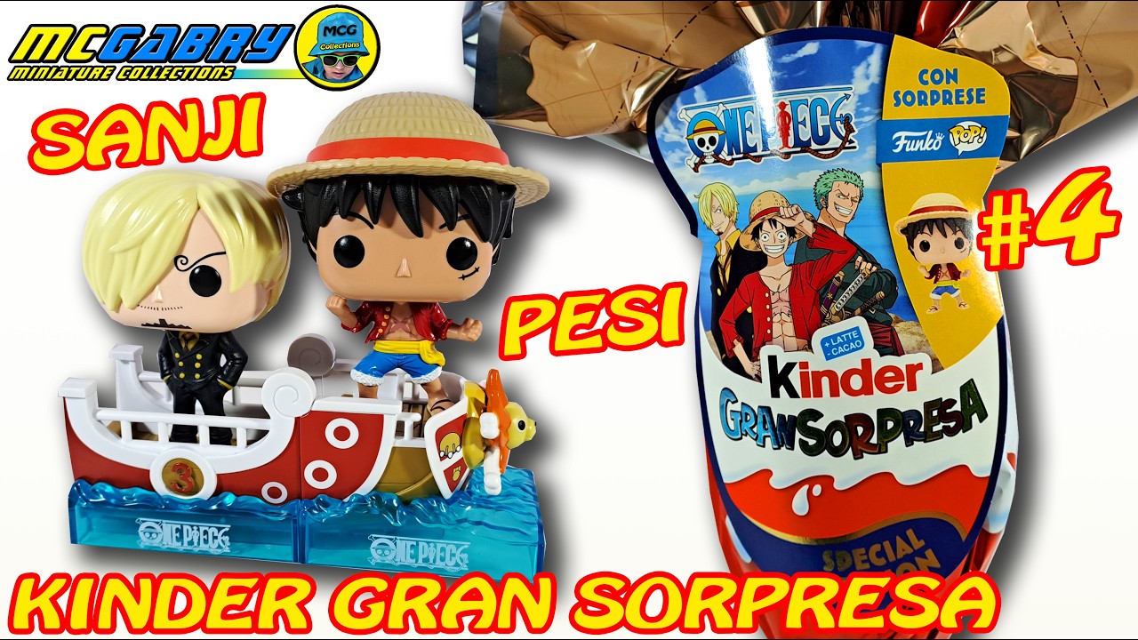 UOVO KINDER ONE PIECE 2026: TROVATO SANJI! DIORAMA QUASI COMPLETO, MANCA SOLO ZORO 🤩👍