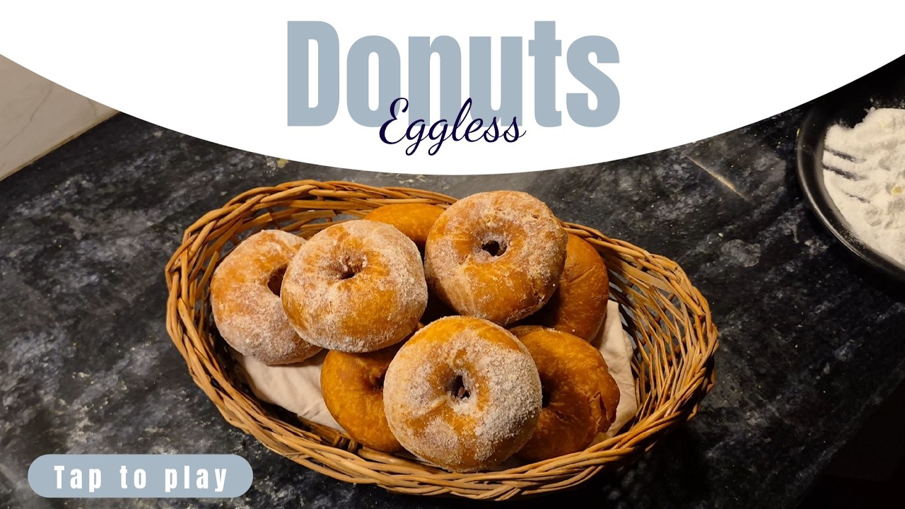 Donut recpie - eggless try this instead !