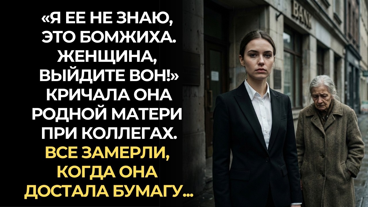 РАСПЛАТА ЗА СТЫД: УСПЕШНАЯ ДОЧЬ ОСТАЛАСЬ НА УЛИЦЕ, А «ПРОСТАЯ» МАТЬ КУПИЛА ОСОБНЯК.