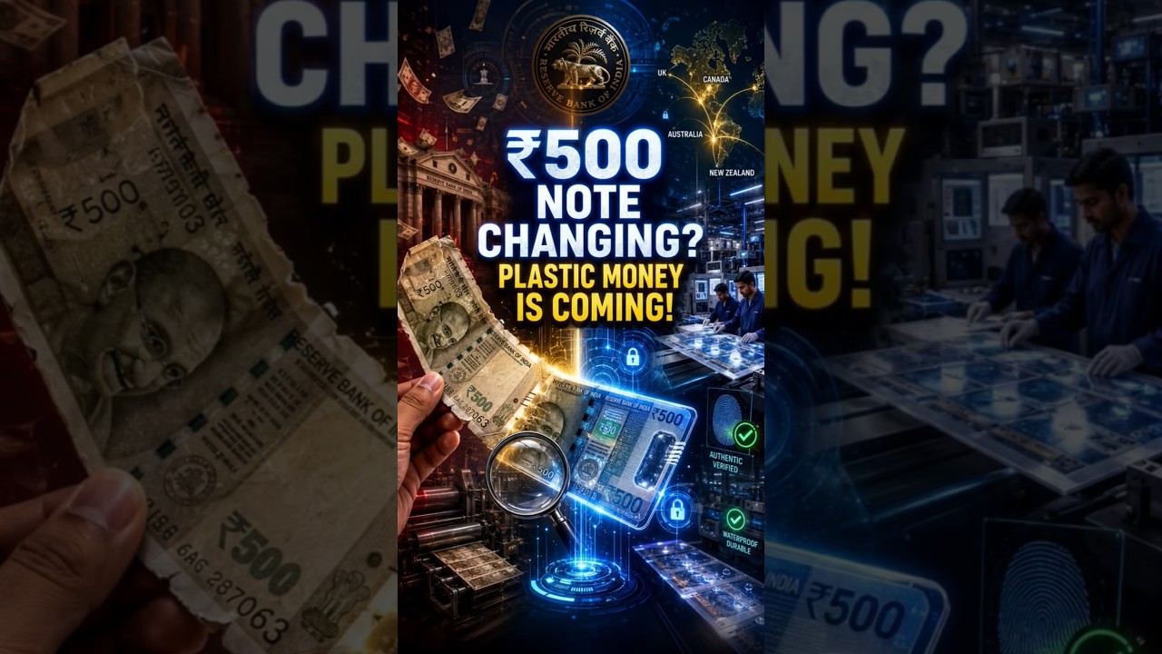 Is RBI Replacing India's Paper Notes? #RBI #IndianCurrency #PlasticNotes #Rupee #Money #shorts
