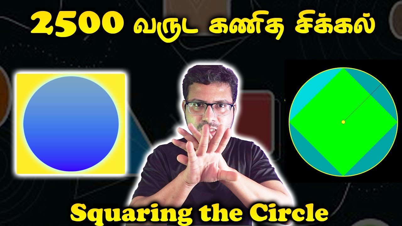 Unsolved Problem for 2500 years l Squaring the Circle l Maths Square