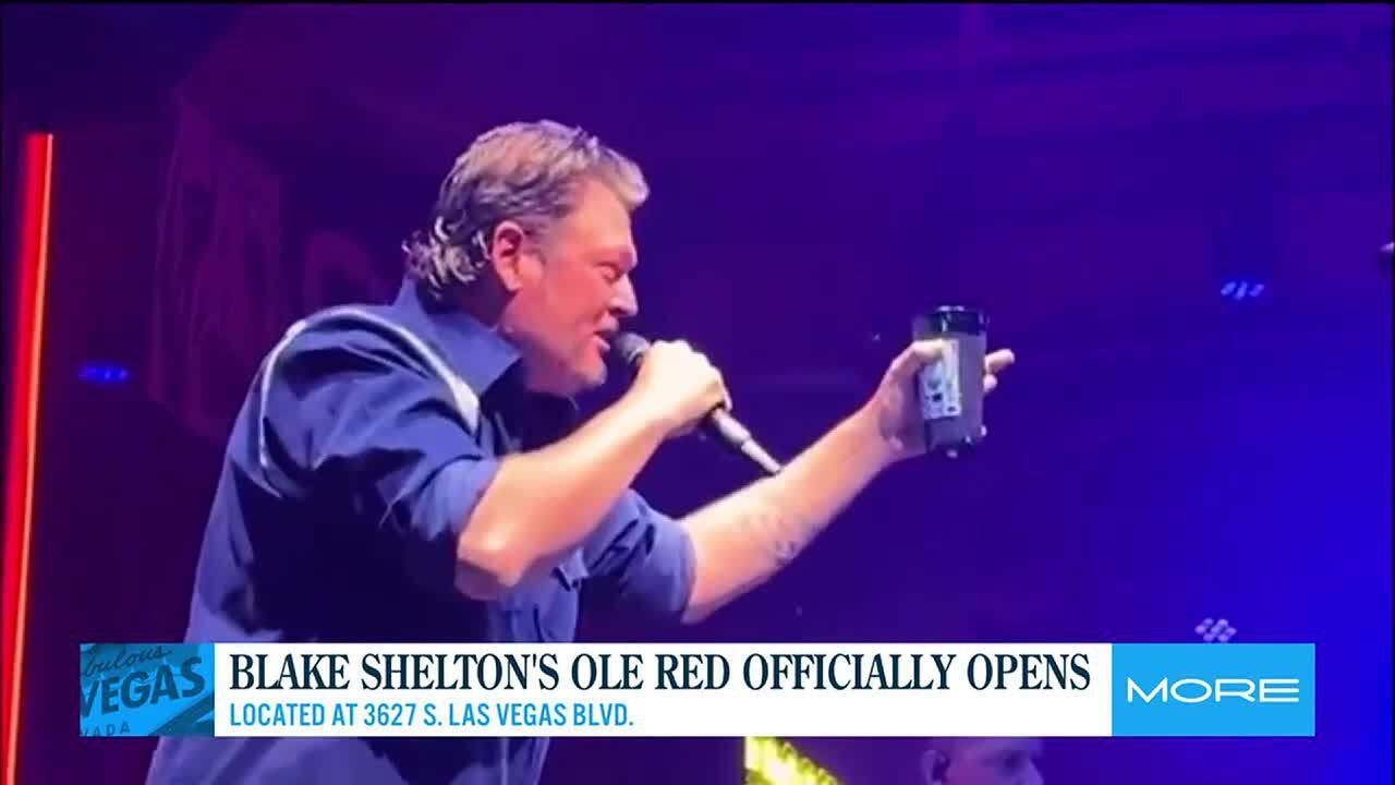 Blake Shelton celebrates new bar & restaurant, Ole Red, on the Las Vegas Strip