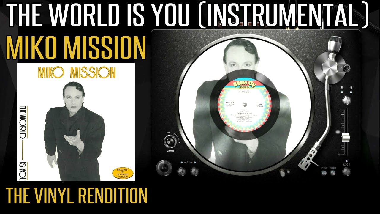 MIKO MISSION: The World Is You (Instrumental Mix) | The Vinyl Rendition
