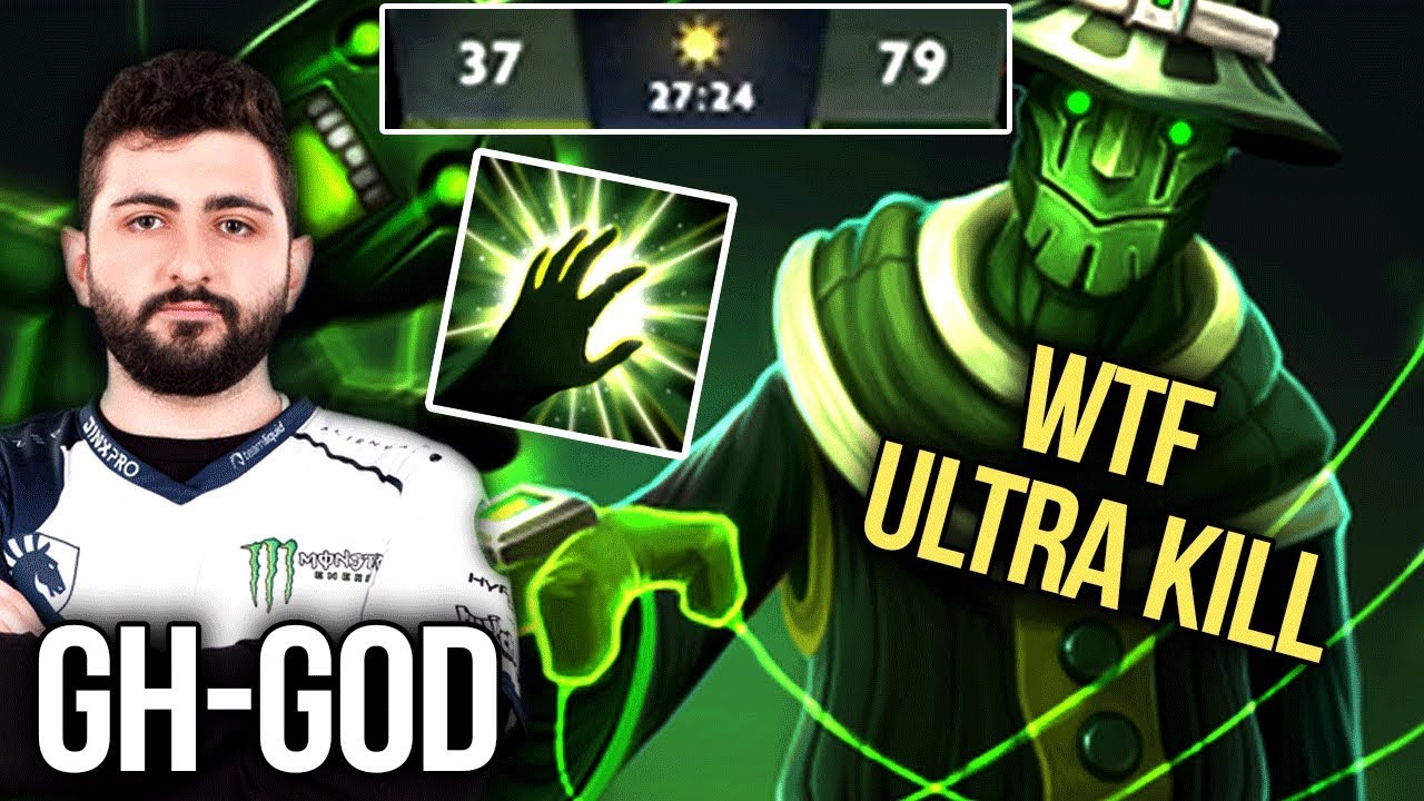 WTF?! 27 Min 116 Kills - GH-GOD Mid Rubick Gameplay Ultra Kill - Dota2