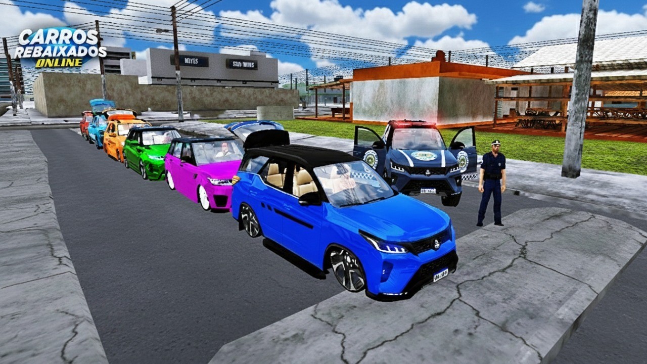 CARROS REBAIXADOS ONLINE | TRAVANDO NA LOMBADA COM TODOS OS CARROS SUVS !
