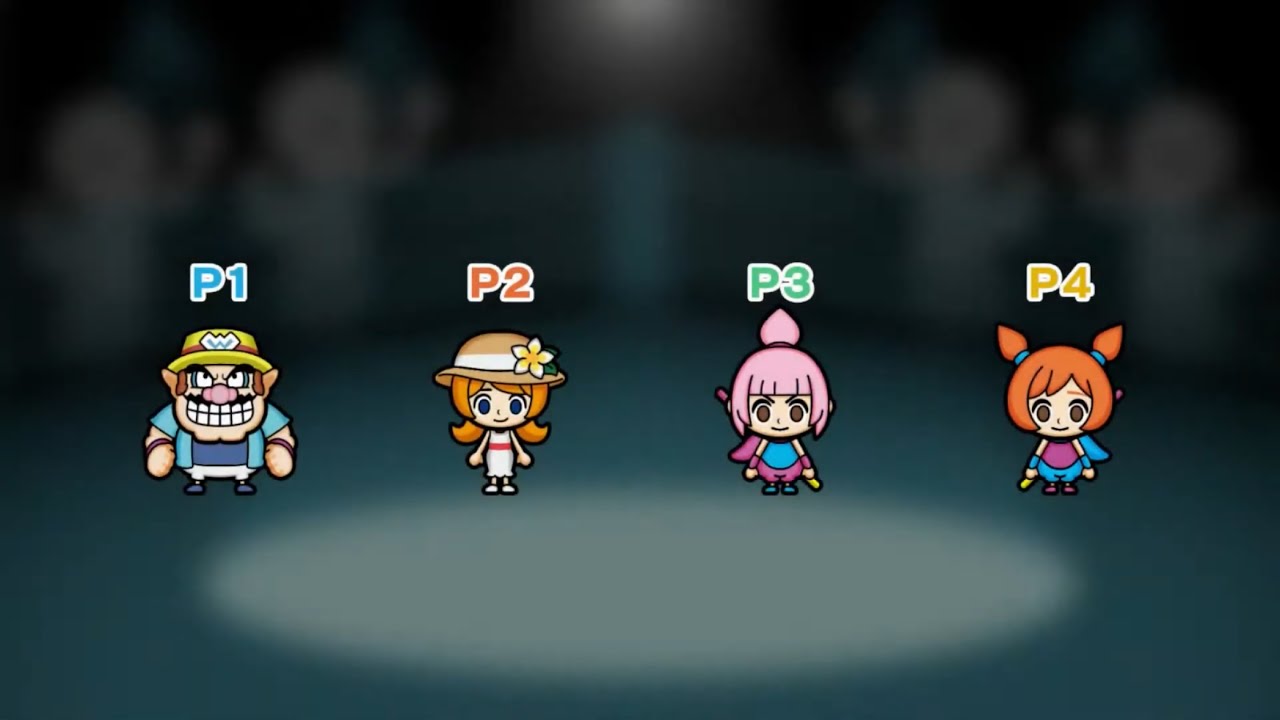 WarioWare Move It - Go The Distance - Wario vs Mona vs Kat vs Ana