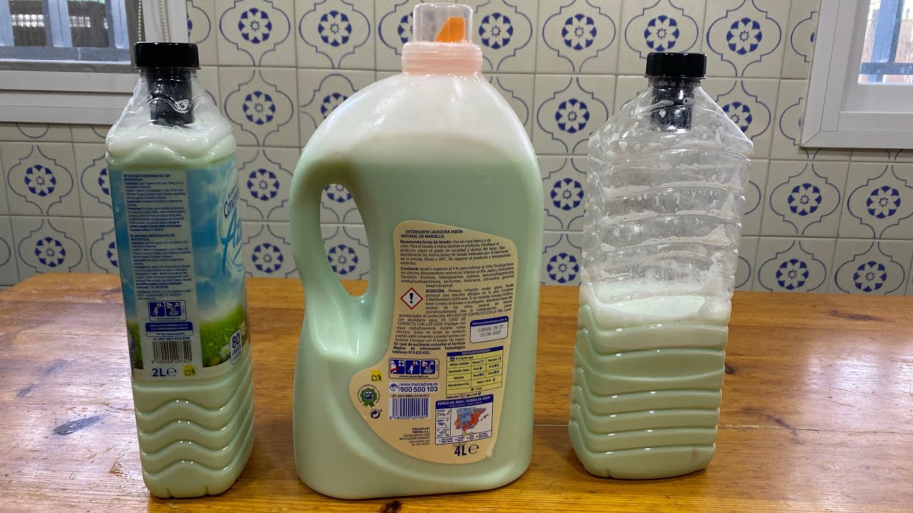 🧼Detergente líquido para lavadora🧼SIN SOSA CAUSTICA