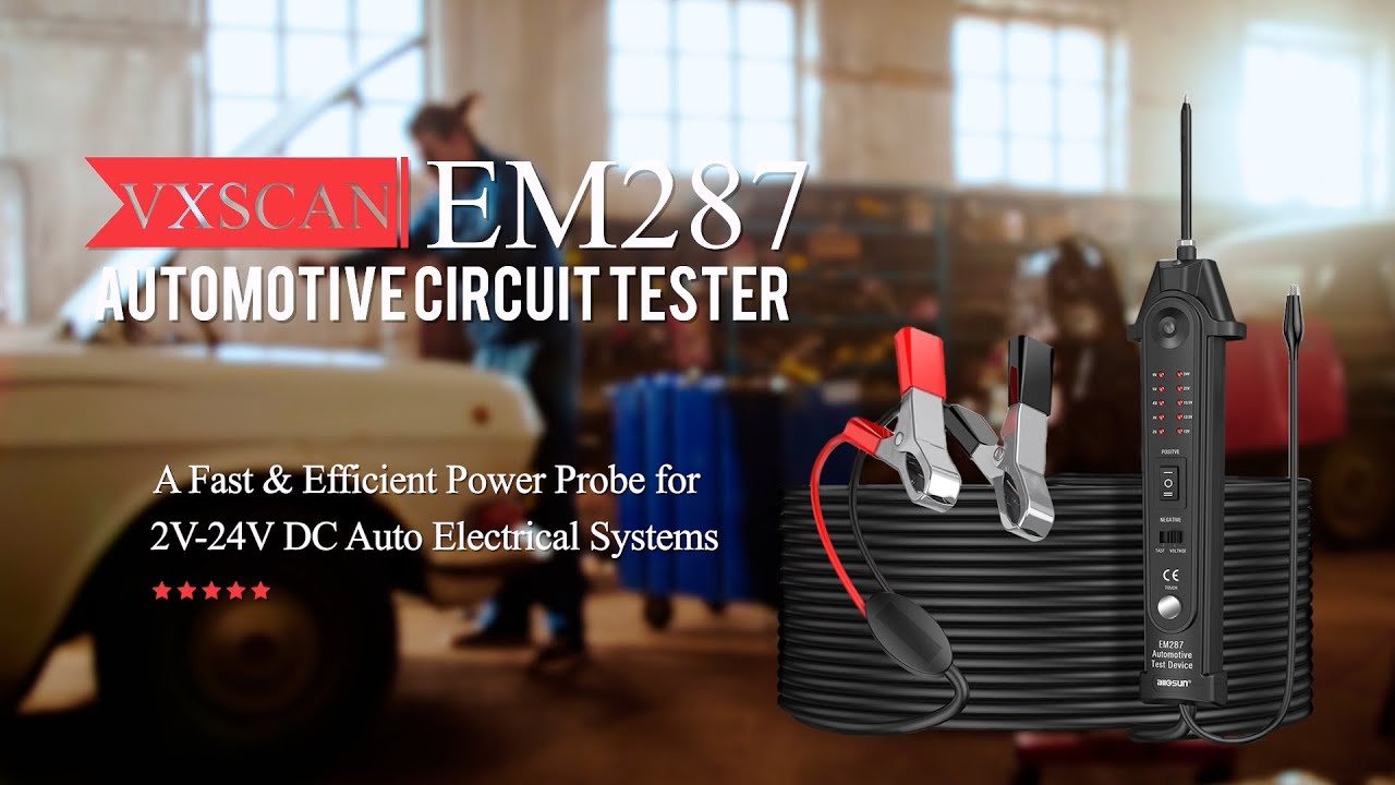 All-Sun EM287 Automotive Circuit Breaker Meter Test Device