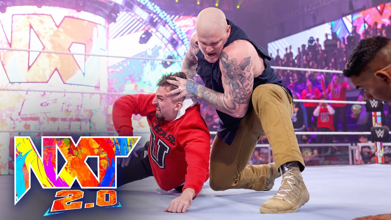 Харланд выражает своё недовольство Андре Чейзом: WWE NXT, 28 декабря 2021 г.