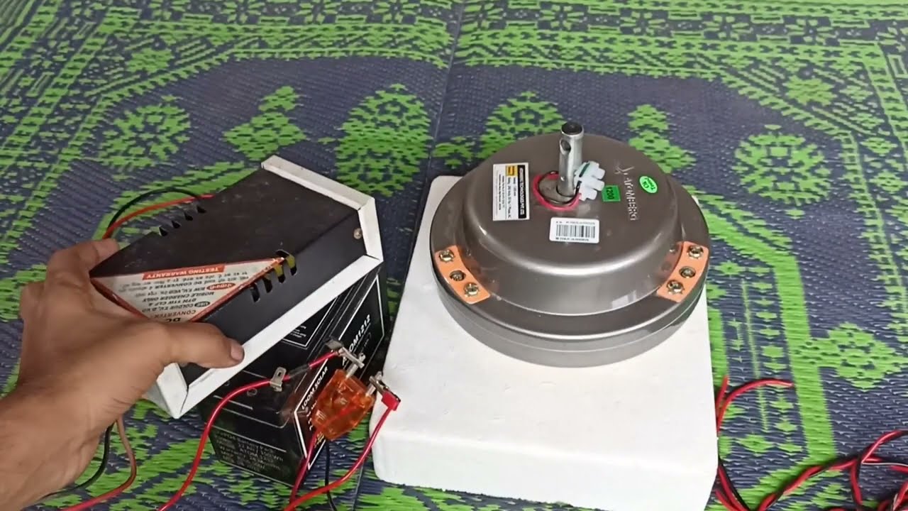 Atomberg Efficio+celling fan converter se kaise chalayen