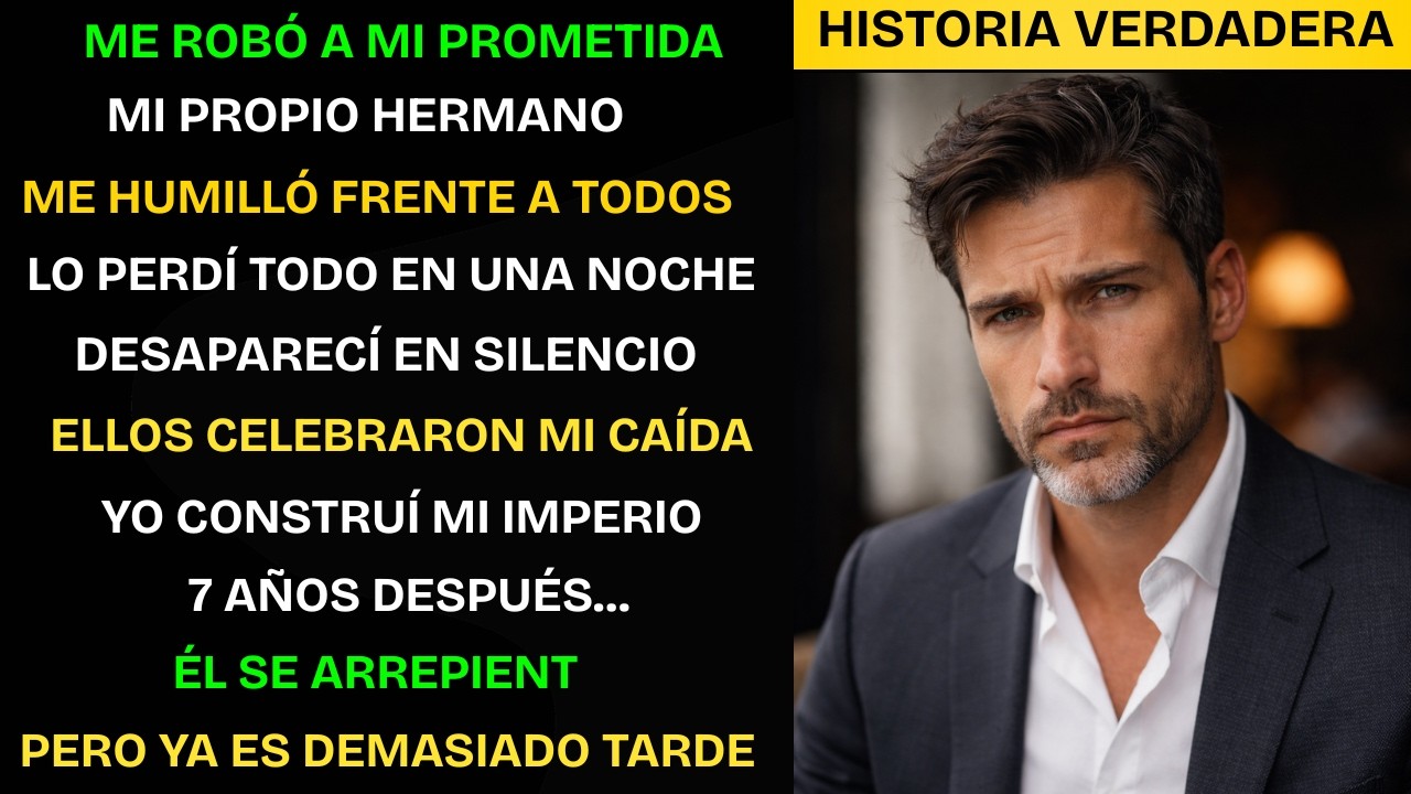 Hace 7 Años Mi Hermano Rico Me Robó A Mi Prometida…Hoy Se Arrepiente Mientras Yo Triunfo En Silencio