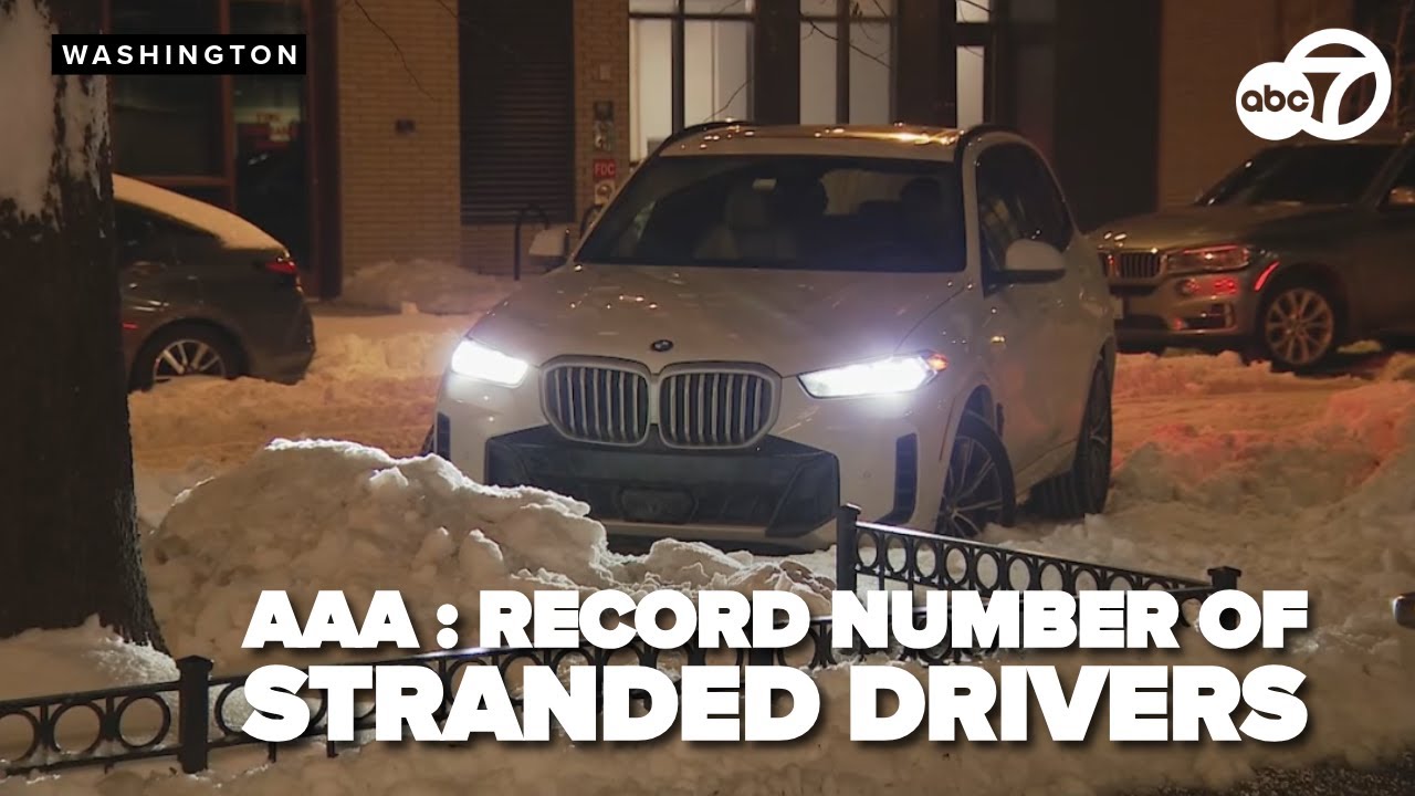 AAA sees surge in roadside assistance calls after snowstorm pummels the Northeast