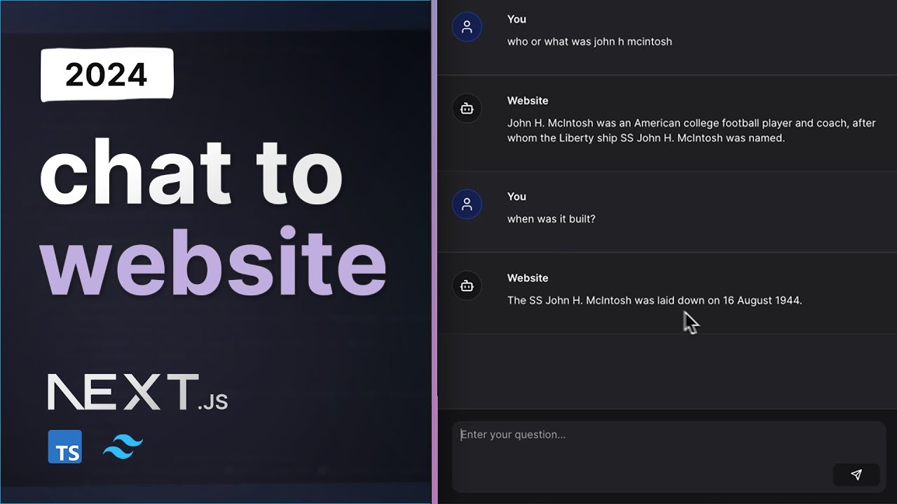 Build a Modern AI Chatbot in Next.js 14 (2024)