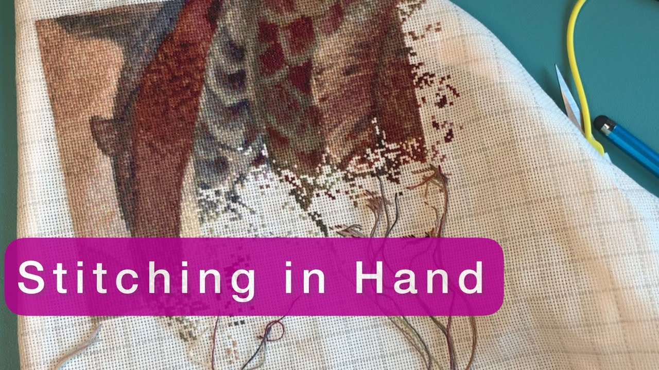 Stitching in Hand - Cross stitch and chat Stitch With Me Flosstube