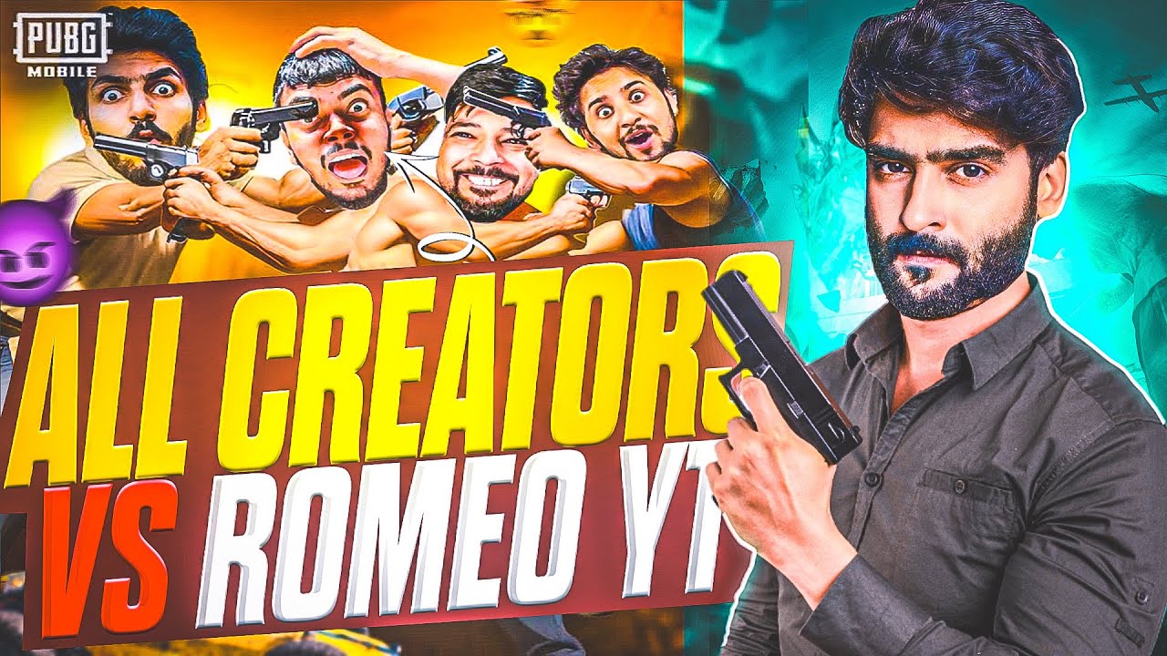 All Creator's VS ROMEO YT IN TOURNAMENT FINALS❤️STAR League Matches🥰Solo 14 Kills POV💀ROMEO IS BACK🔥
