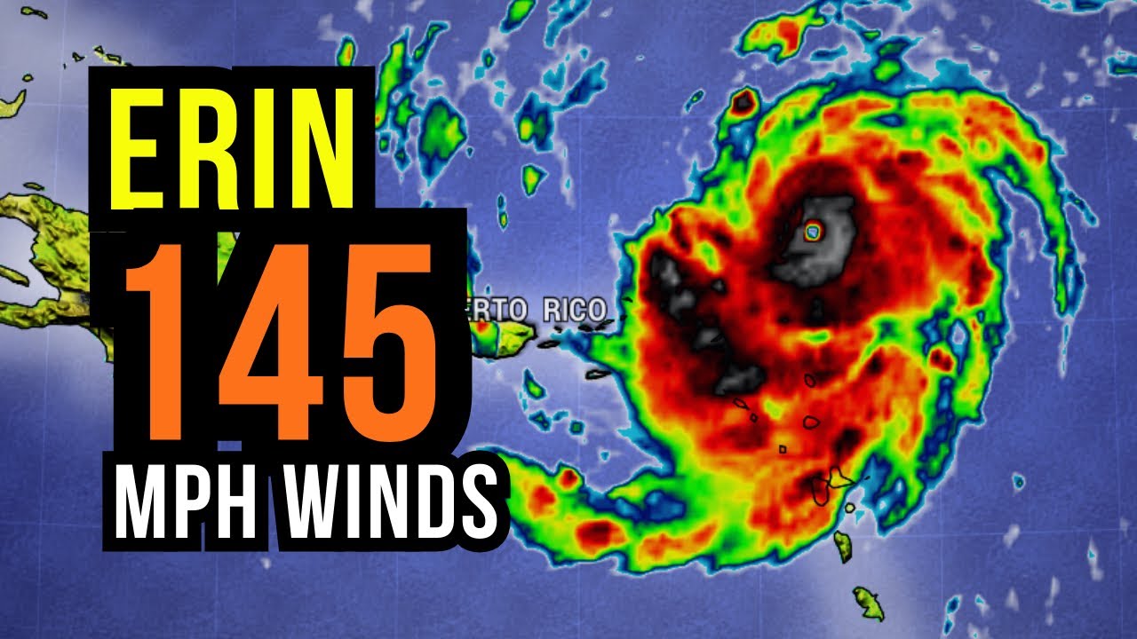 Erin Gets Stronger and becomes a Major Hurricane...