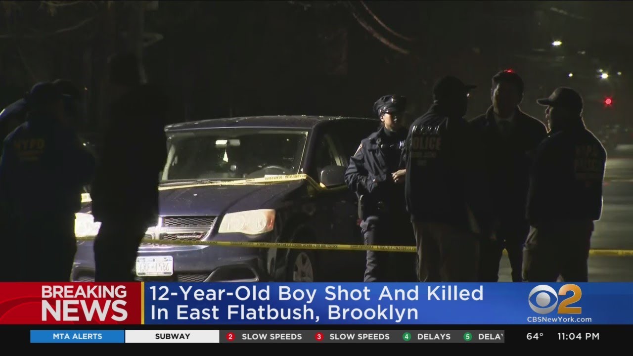 12-year-old boy shot, killed in East Flatbush, Brooklyn