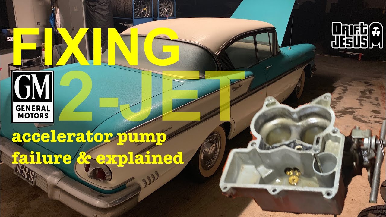 Ремонт карбюратора Rochester 2 Jet и ускорительного насоса 1958 Bel Air Chevrolet