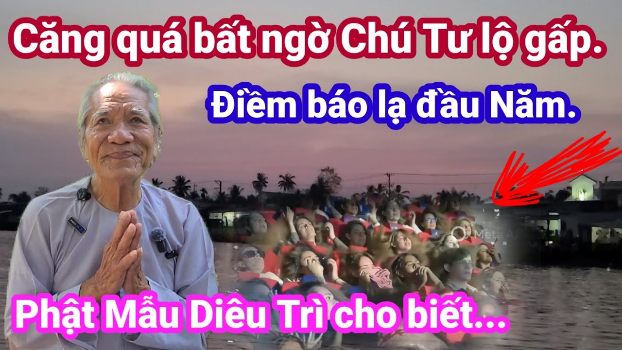 🙏Căng quá bất ngờ Chú Tư lộ gấp.điểm báo lạ đầu năm. Phật Mẫu Diêu Trì cho biết.🙏 Cho Đời Vlog. 